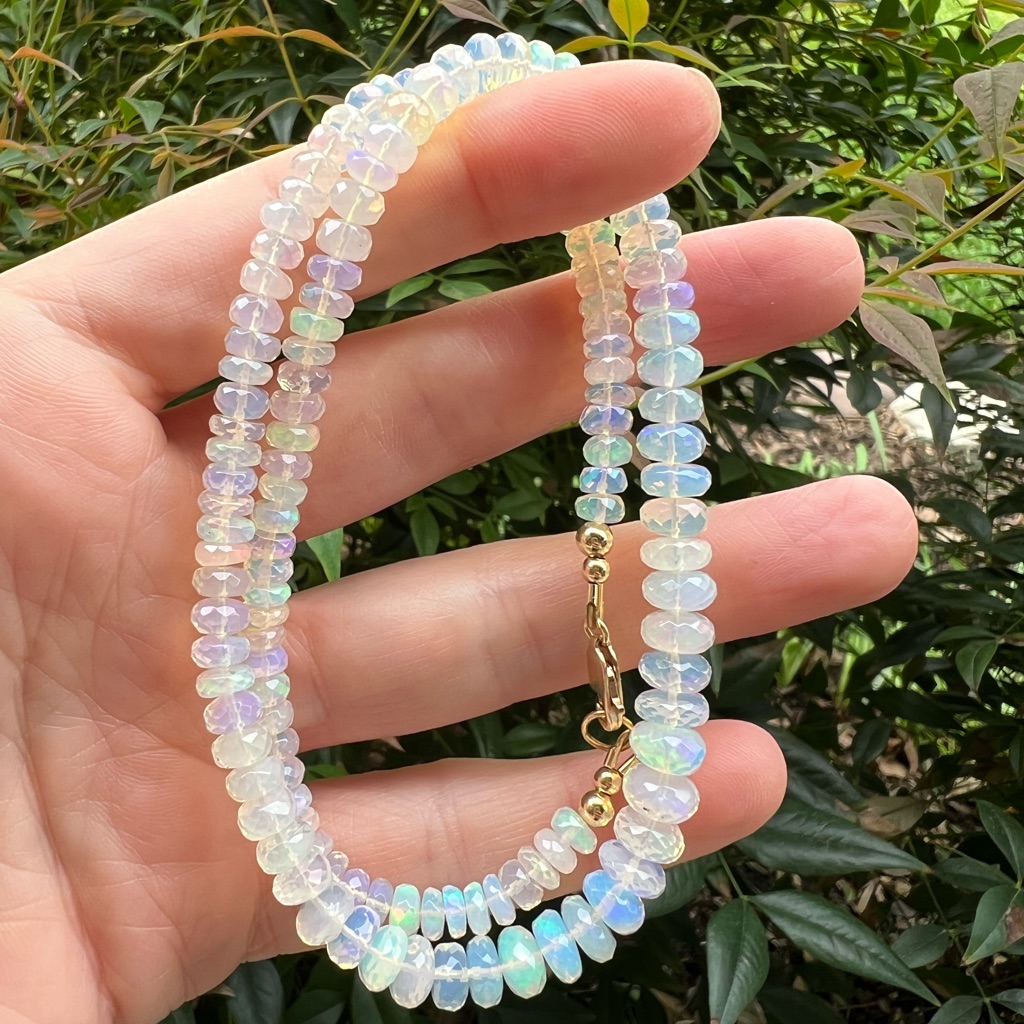 Ethiopian Opal Stacked Necklace